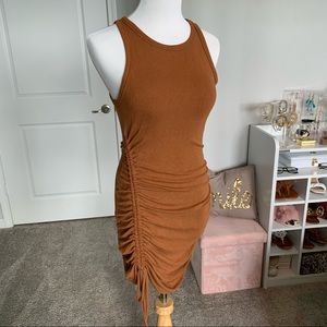 Vici Ruched Knit Tank Dress